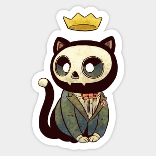 The Collector of Souls - Halloween Cat Sticker
